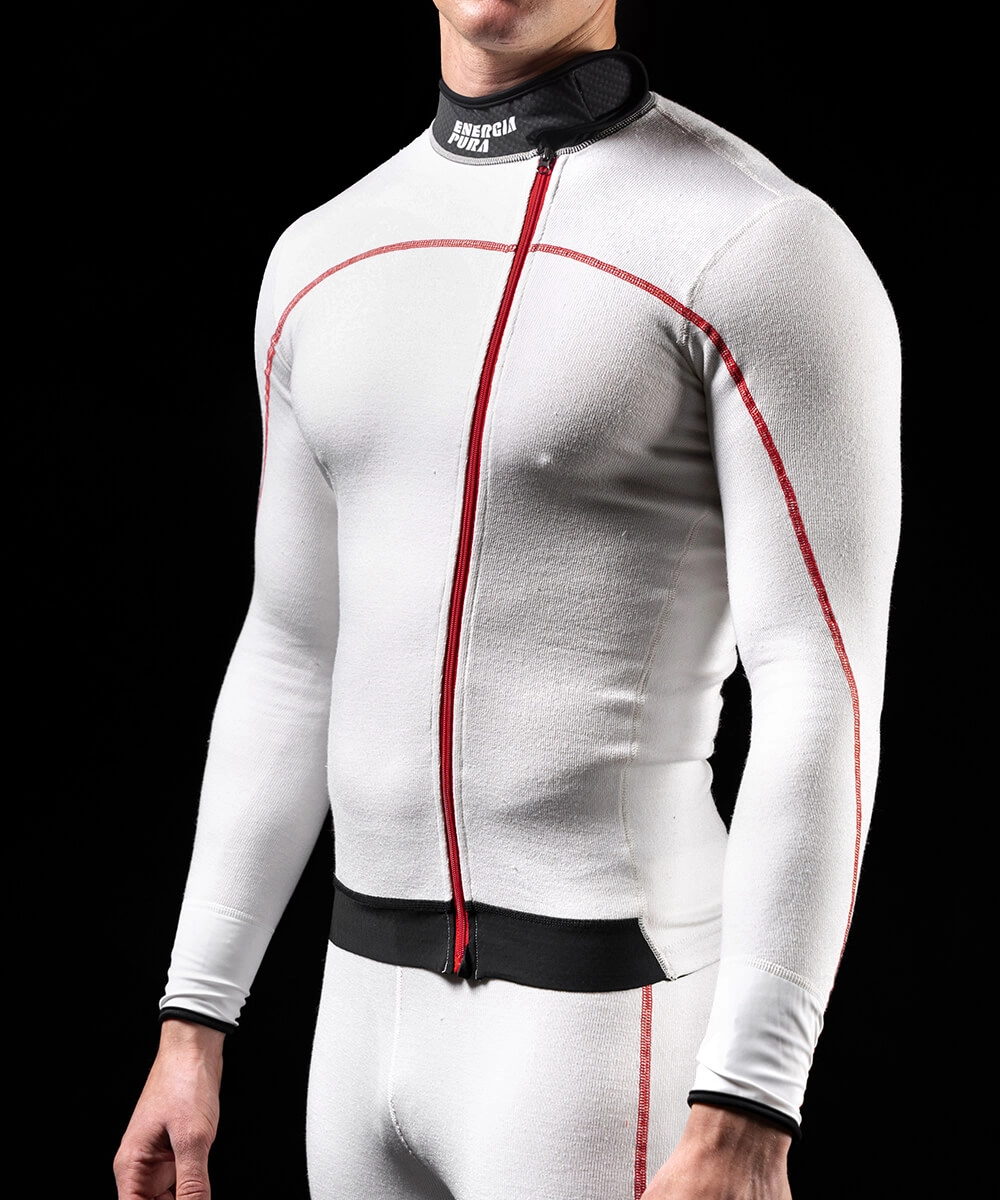 ENERGIAPURA - MAGLIA SR CUT RESISTANT FIS BIANCO/PANNA/ROSSO MM005X.SR - immagine 5