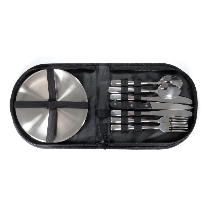 ORIGIN OUTDOORS - SET 2 PIATTI CON POSATE INOX - 557404 - immagine 4