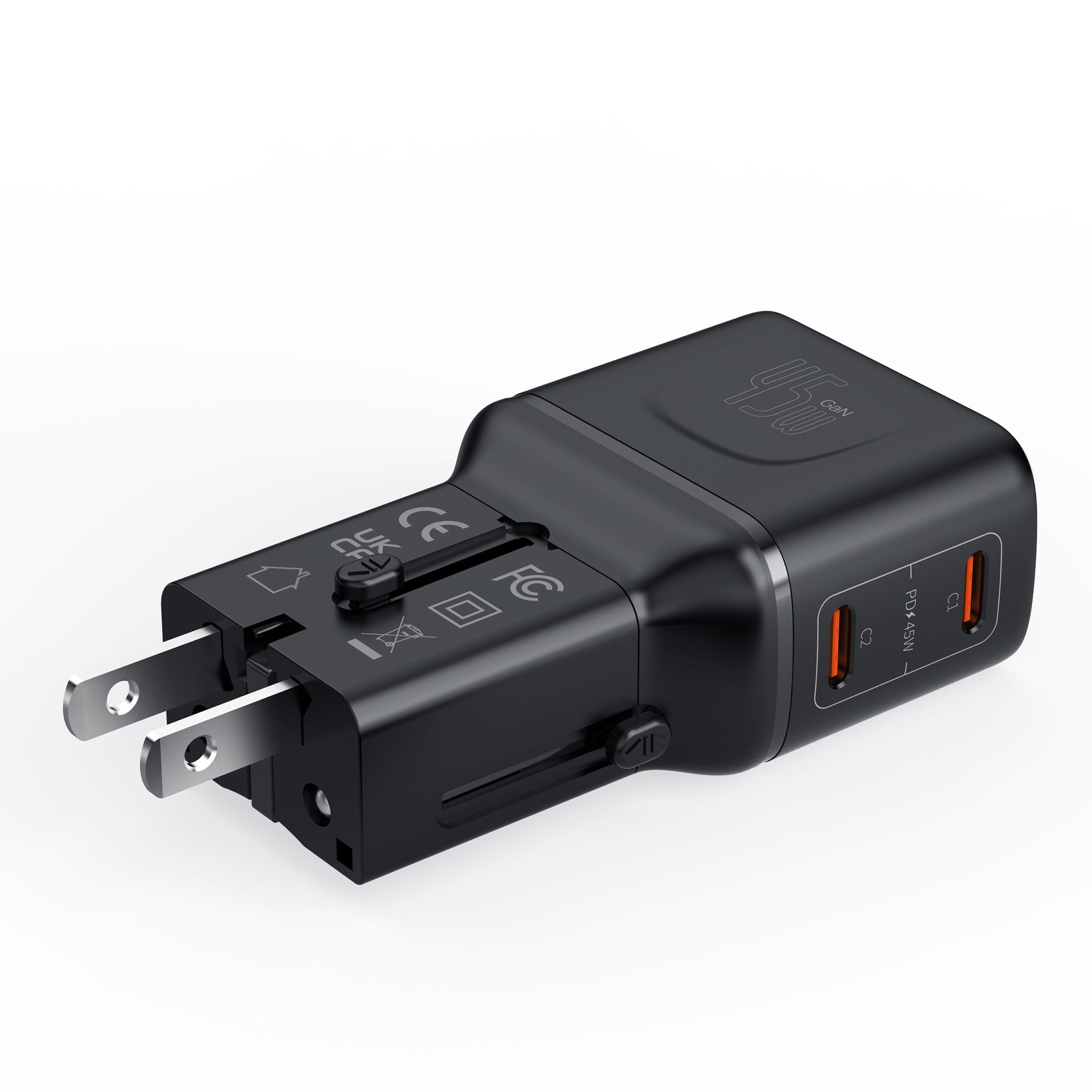 ORIGIN OUTDOORS - CARICABATTERIA USB MULTIPRESA 45W - 100356 - immagine 5