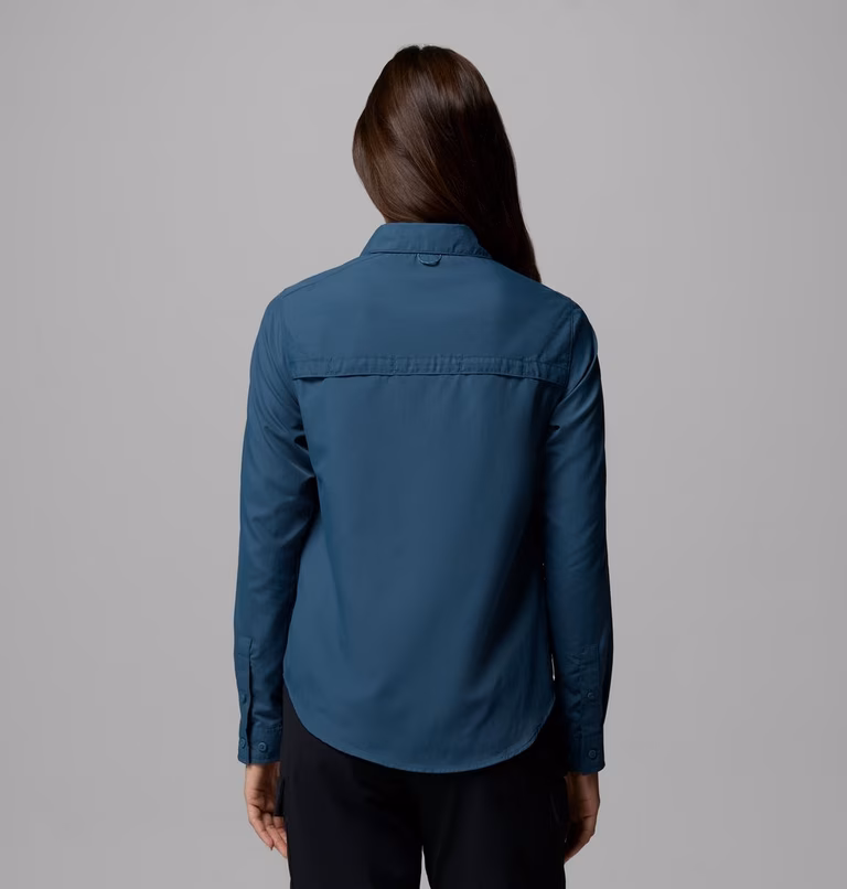 COLUMBIA - CAMICIA DONNA SILVER RIDGE LS 429 EVERBLUE 2057661 - immagine 2
