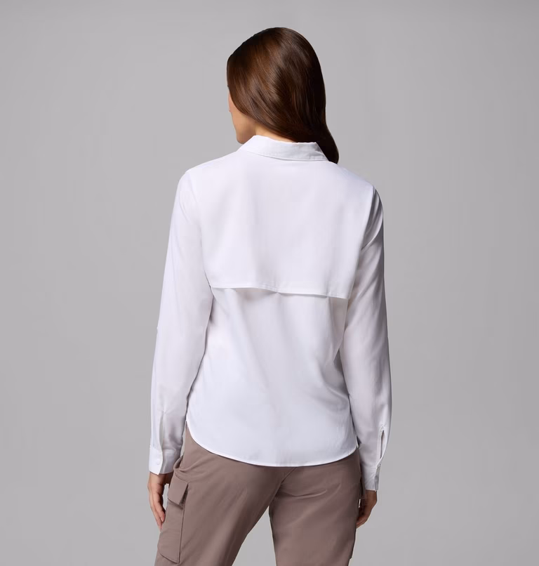 COLUMBIA - CAMICIA DONNA SILVER RIDGE UTILITY 100 WHITE 2155701 - immagine 2