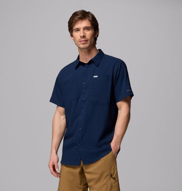 COLUMBIA - CAMICIA SILVER RIDGE SS 464 COLLEGIATE NAVY 2157323