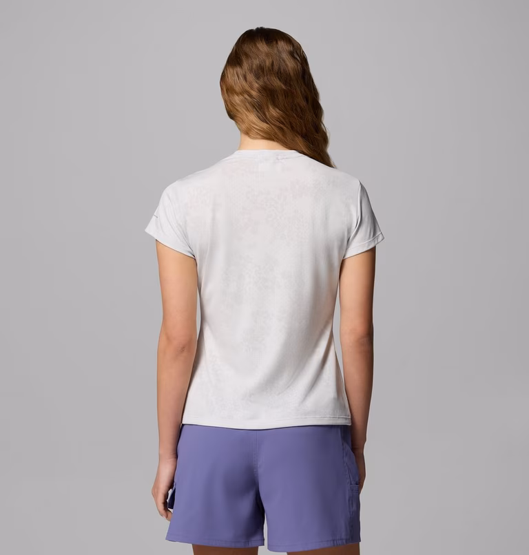 COLUMBIA - T-SHIRT DONNA BLUEBIRD CANYON 100 WHITE FLORAGE 2164482 - immagine 2