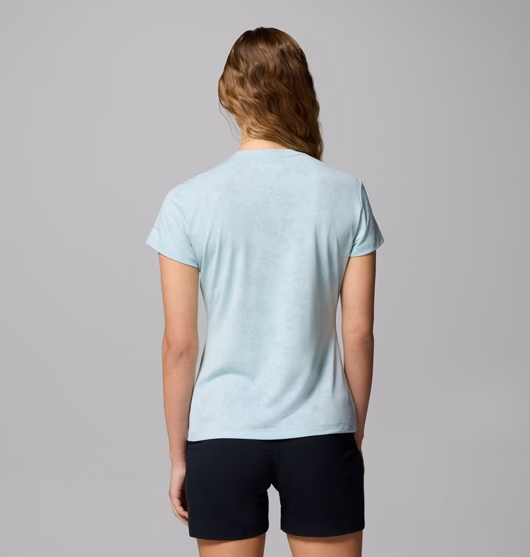 COLUMBIA - T-SHIRT DONNA BLUEBIRD CANYON 482 MARINE FLORAGE 2164482 - immagine 2