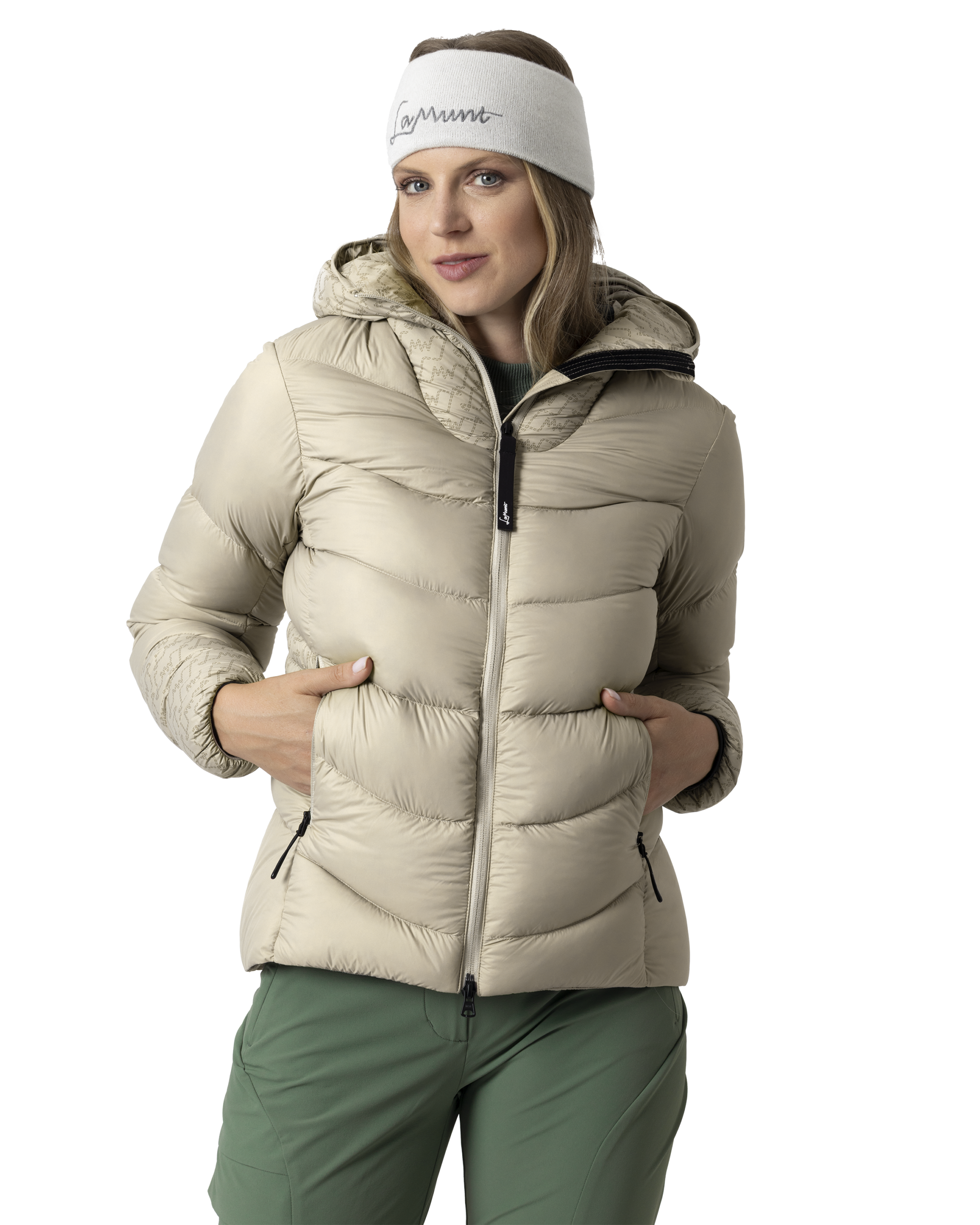 LAMUNT - GIACCA DONNA BIANCA REDOWN JUTA 50183
