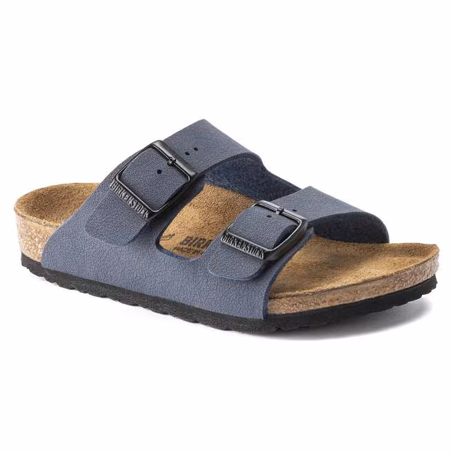 BIRKENSTOCK - CIABATTA JR ARIZONA BIRKIBUC NAVY 552903 - immagine 2