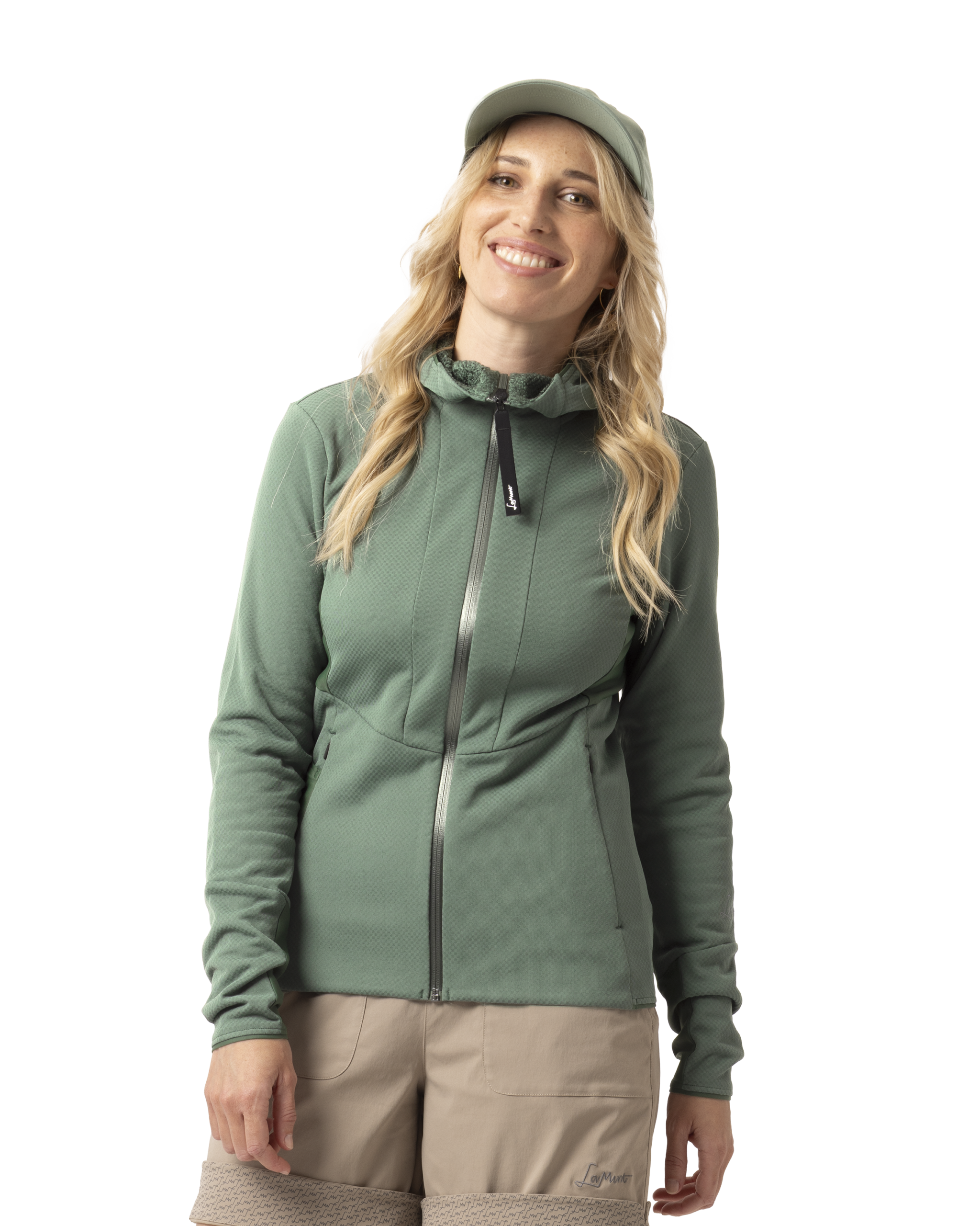 LAMUNT - GIACCA DONNA VIOLET FZ THERMAL DUCK GREEN 50170