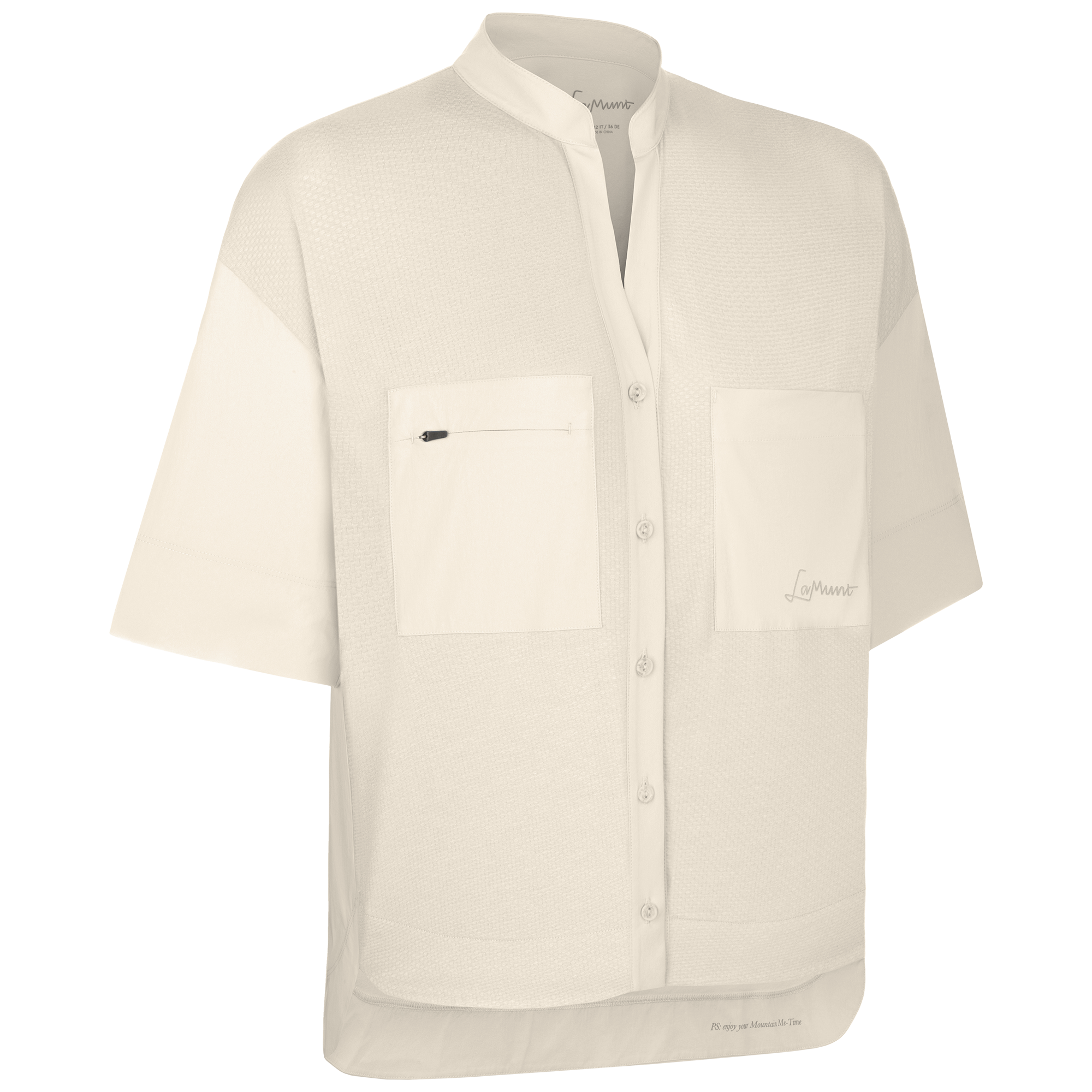LAMUNT - CAMICIA DONNA ULLI MNT TRAVEL 0090 MOONSTONE 50139