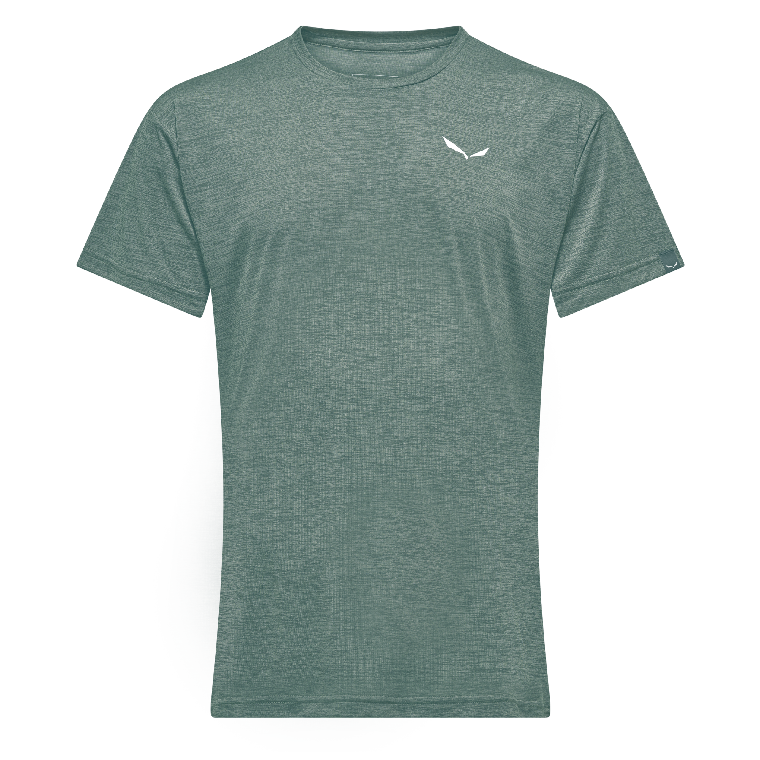 SALEWA - T-SHIRT PUEZ MELANGE DRY TEE 8269 WILLOW MELANGE 26537