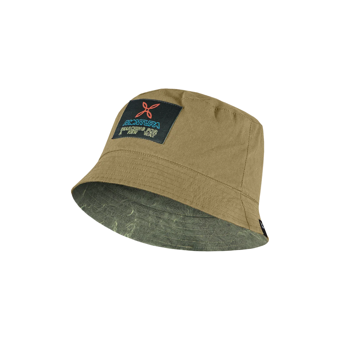 MONTURA - CAPPELLO REVERSIBILE BUCKET 036202 DESERT BEIGE SUNNY LIME MBCY92X