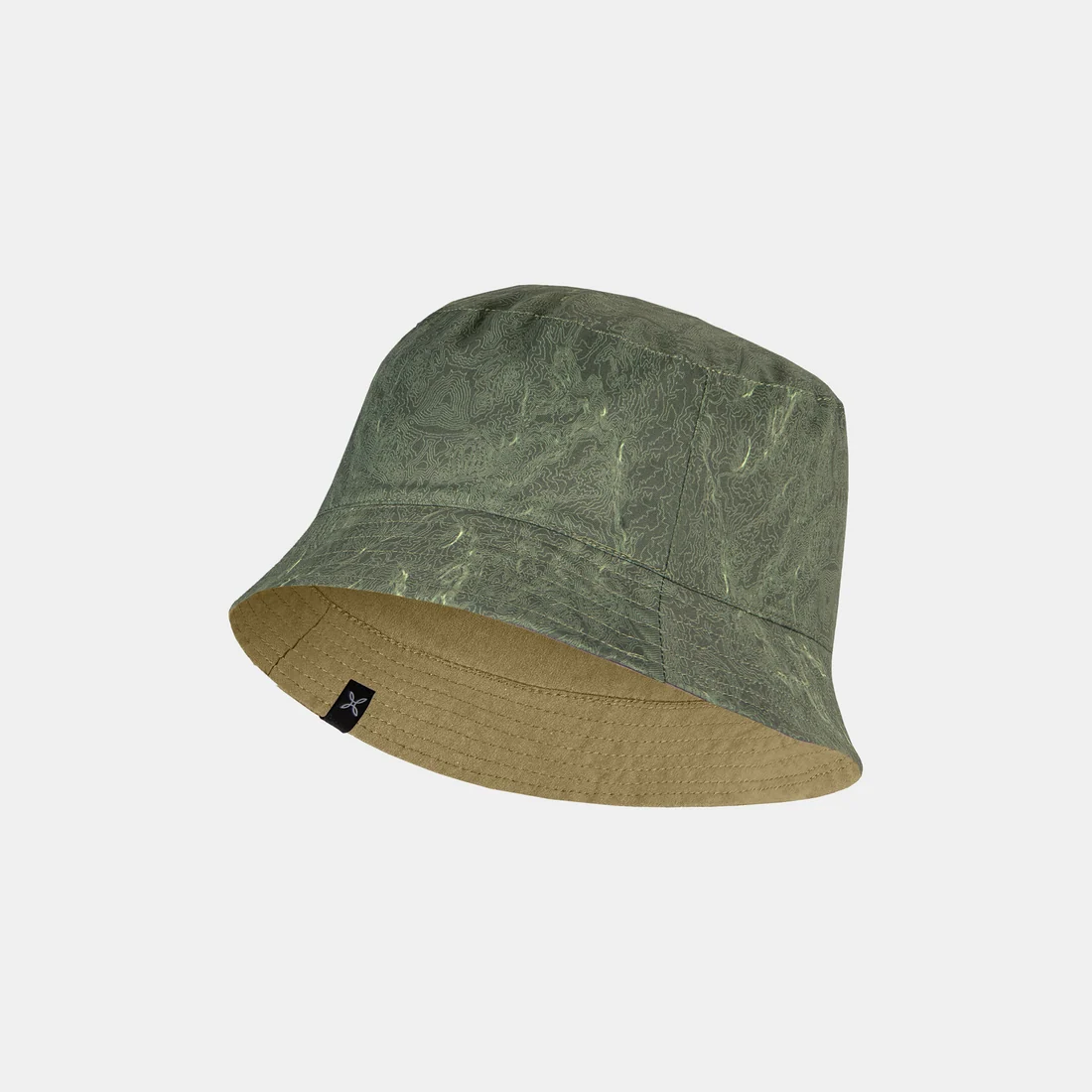 MONTURA - CAPPELLO REVERSIBILE BUCKET 036202 DESERT BEIGE SUNNY LIME MBCY92X - immagine 2