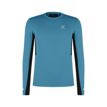 MONTURA - MAGLIA STRIDE POLARTEC L/S 873 STEEL BLUE MFC001X