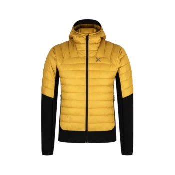 MONTURA - GIACCA PEAK HYBRID HOODED  348 MUSTARD MJAK71X