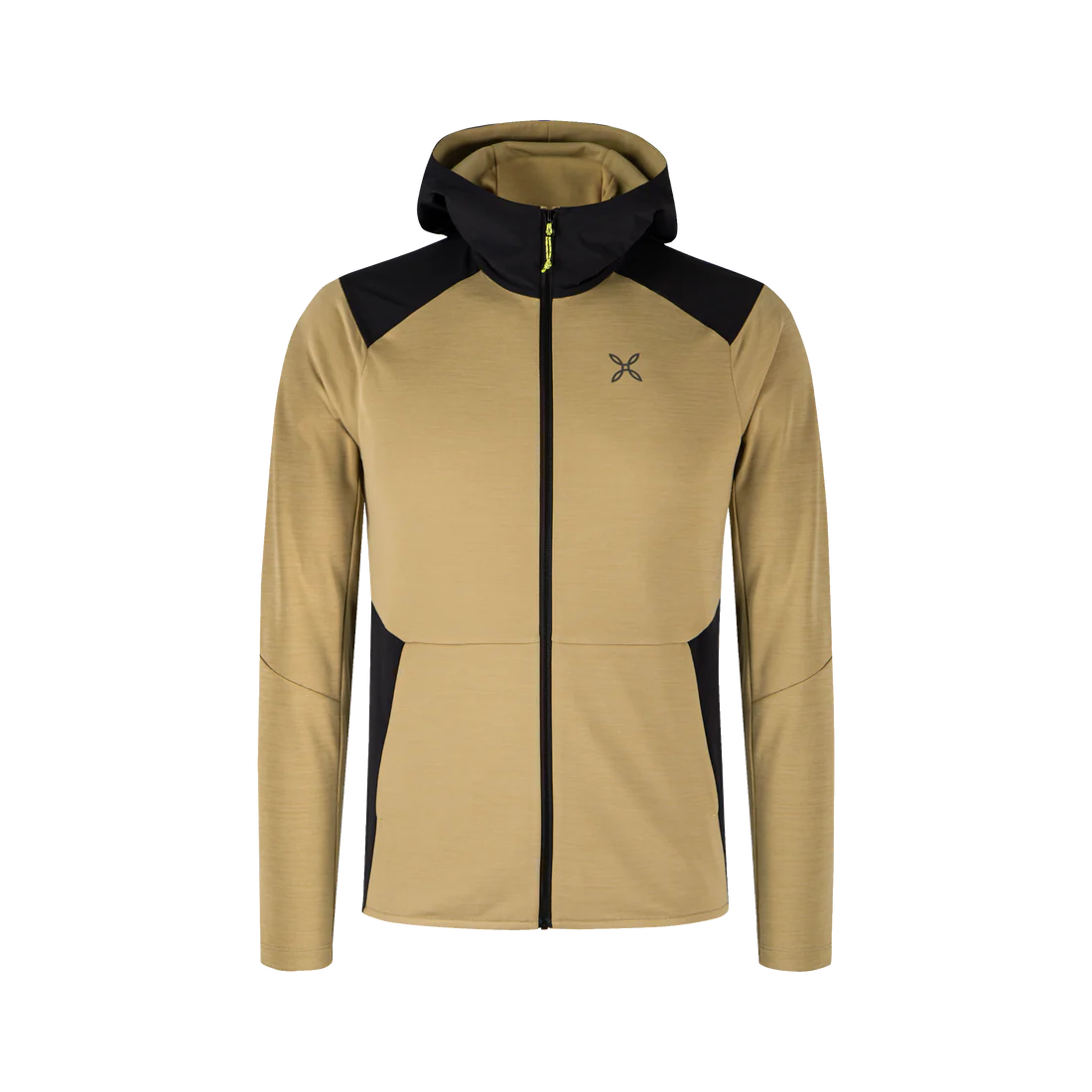 MONTURA - GIACCA TIMELESS MIX HOODED 036202 DESERT BEIGE SUNNY LIME MMAP61X