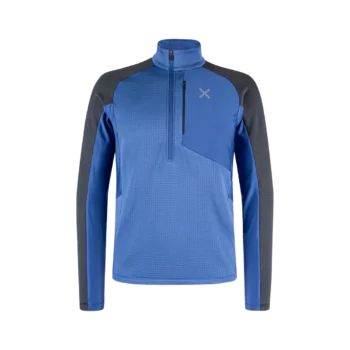 MONTURA - MAGLIA STRETCH COLOR 3 ANORAK 873 STEEL BLUE MMZP00X
