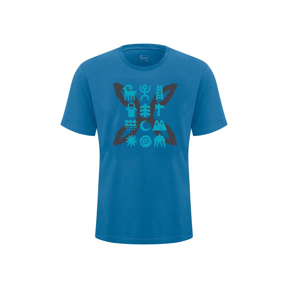 MONTURA - T-SHIRT ROCK PAINTING 850 B.BLUE MTGC04X