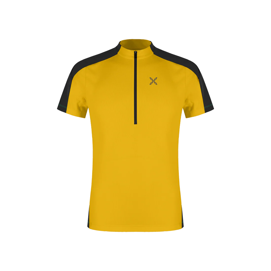 MONTURA - T-SHIRT HADE ZIP 348 MUSTARD MTZN38X