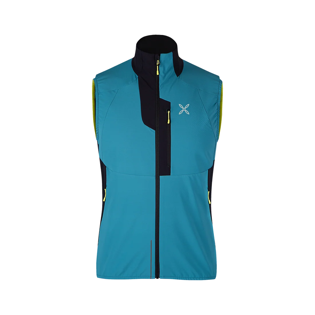MONTURA - GILET FLASH 873202 STEEL BLUE SUNNY LIME MVW001X