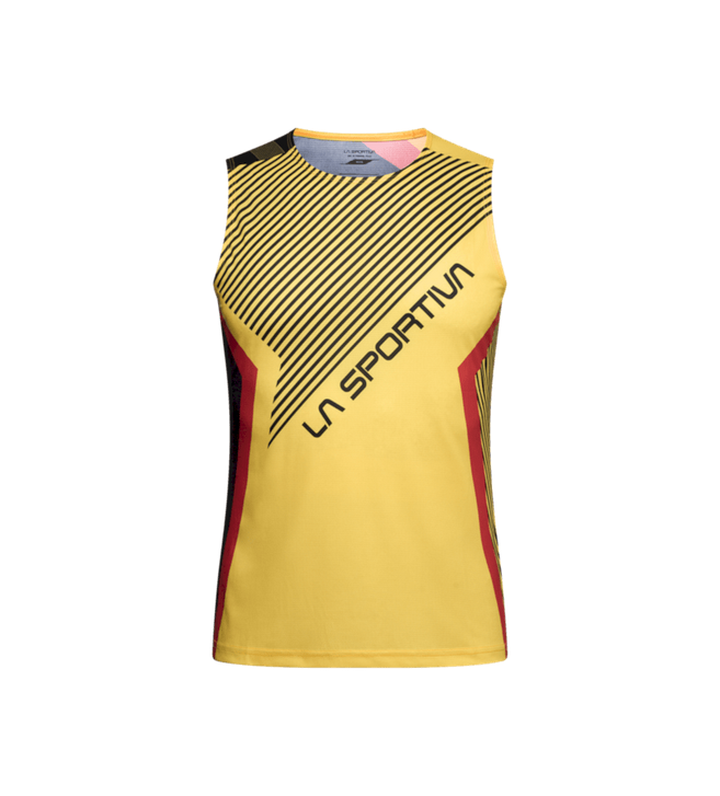 LASPORTIVA - CANOTTA FLOW TANK K00Y00 YELLOW BLACK ZARE023
