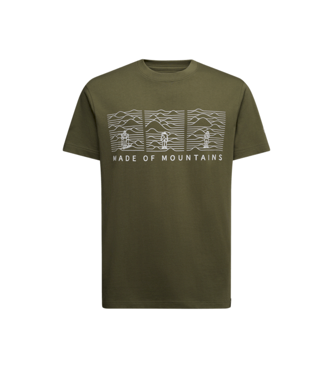 LASPORTIVA - T-SHIRT MADE OF MOUNTAIN E47W04 CYPRESS CHALK ZACT233