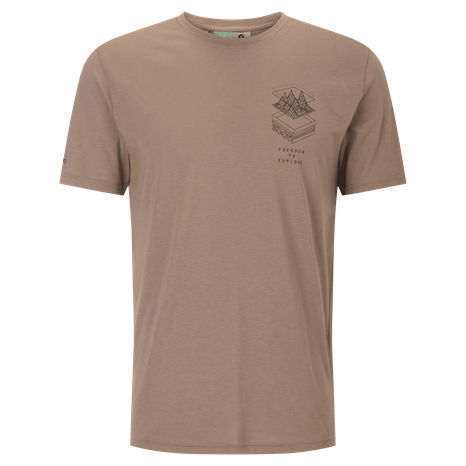 SCOTT - T-SHIRT DEFINED DRI SS TOAST BEIGE 424682