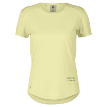 SCOTT - T-SHIRT DONNA ENDURANCE TECH  PASTEL YELLOW 421356