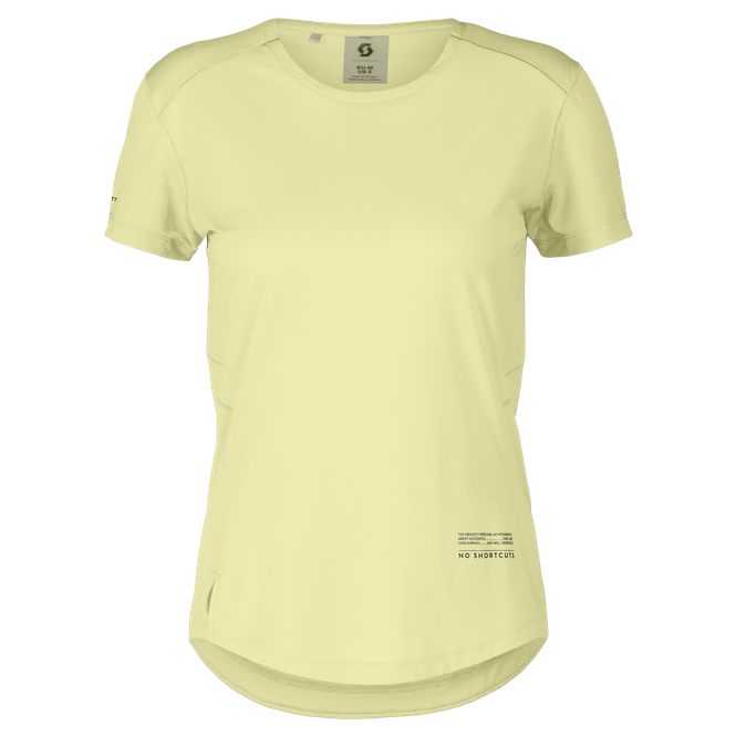 SCOTT - T-SHIRT DONNA ENDURANCE TECH PASTEL YELLOW 421356