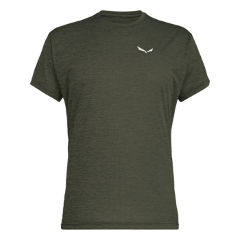 SALEWA - T-SHIRT PUEZ MELANGE DRY TEE 5A56 FADED GREEN MELANGE 26537