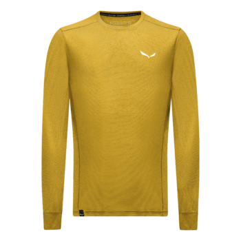 SALEWA - T-SHIRT PUEZ DRY LS 5810 OLIVE OIL 28864