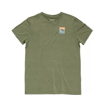 DEVOLD - T-SHIRT CLASSIC MERINO  LICHEN GO180295