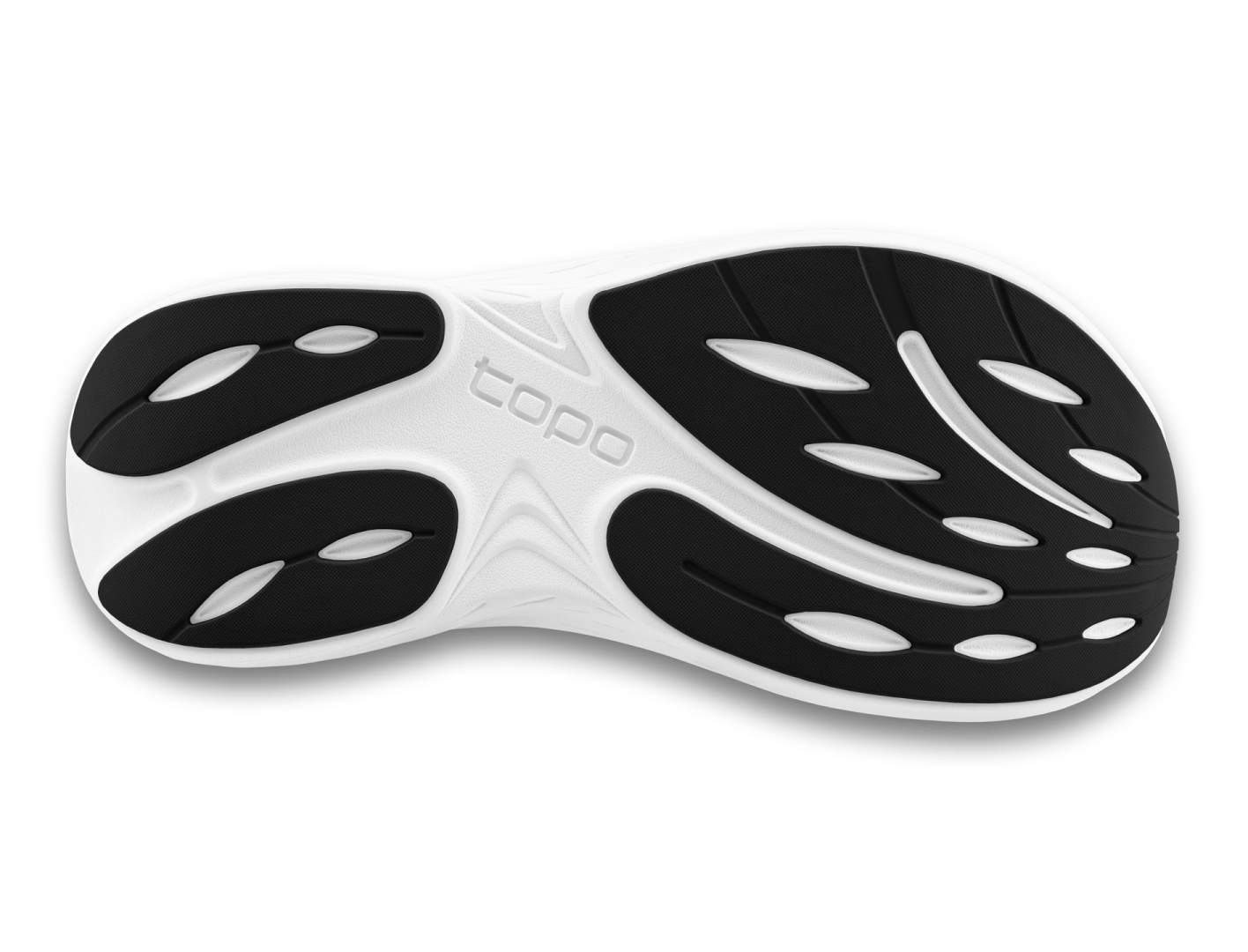 TOPO ATHLETIC - SCARPE ATMOS 2 BLACK-WHITE M091 - immagine 4