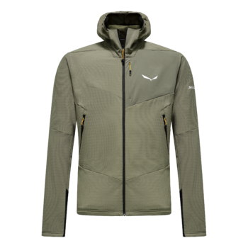 SALEWA - GIACCA ORTLES FLEECE HOODY 5450 5450 FADED GREEN 29364