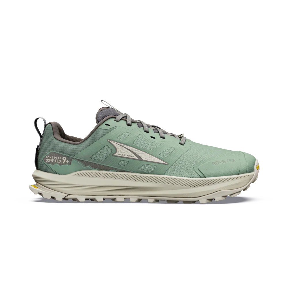 ALTRA RUNNING - SCARPE LONE PEAK 9+ GTX 74N1 SEA SPRAY/ISLAND FOSSIL AL0A85UT