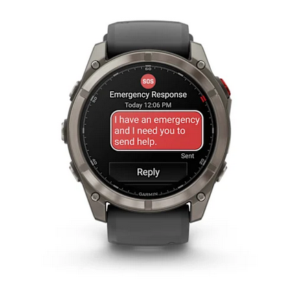 GARMIN - OROLOGIO GPS FENIX 8 PRO 51MM LTE TI GRAPHITE 03199-11 - immagine 2