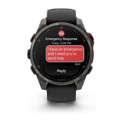 GARMIN - OROLOGIO GPS FENIX 8 PRO 51MM LTE CARBON GREY 03199-01 - immagine 2