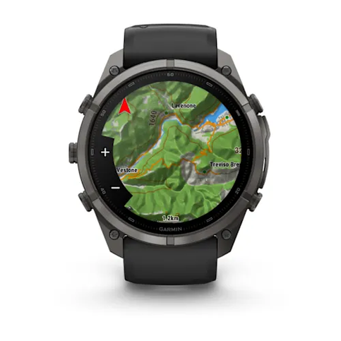 GARMIN – GPS FENIX 9 PRO 51MM AMO CON DLC CARBON GRAY BLACK/PEBBLE GRAY – 04337-11 - immagine 2