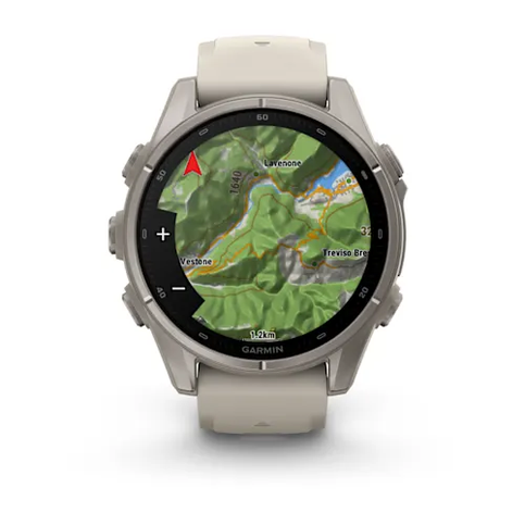 GARMIN – GPS FENIX 9 43MM AMO BARE TI FOG GRAY – 04761-01 - immagine 2