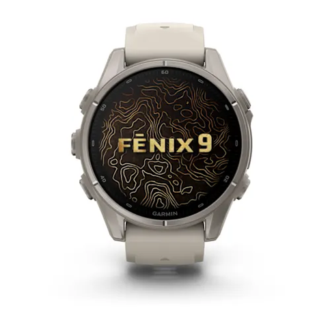 GARMIN – GPS FENIX 9 43MM AMO BARE TI FOG GRAY – 04761-01 - immagine 3