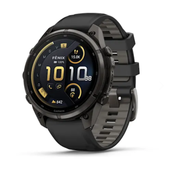 GARMIN – GPS FENIX 9 PRO 47MM AMO CON DLC CARBON GRAY BLACK PEBBLE GRAY – 04336-11