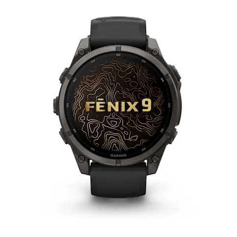 GARMIN – GPS FENIX 9 47MM AMO DLC CARBON GRAY BLACK – 04762-11 - immagine 3