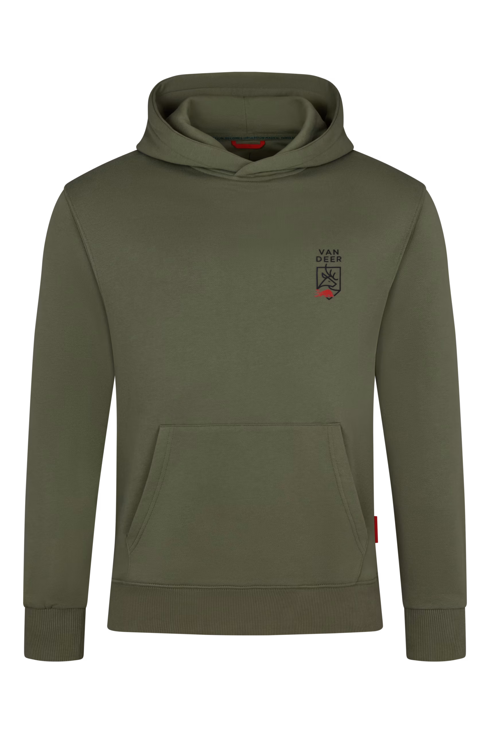 VAN DEER – FELPA ESSENTIAL HOODIE KHAKI – V26BE08