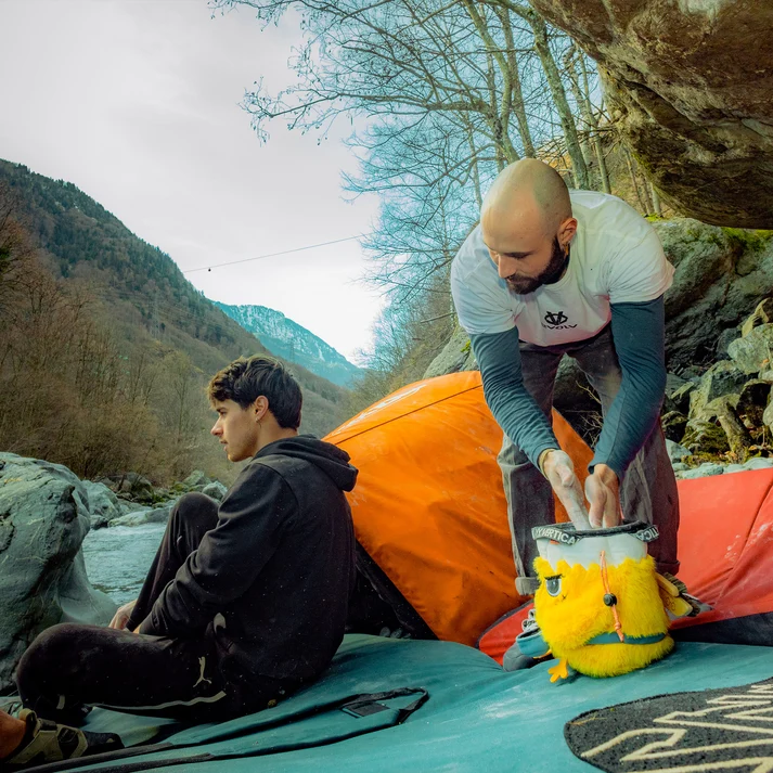 YY VERTICAL – BOULDER CHALK BAG – SAM.BOULDER PULCINO CHICK POUSSIN - immagine 5