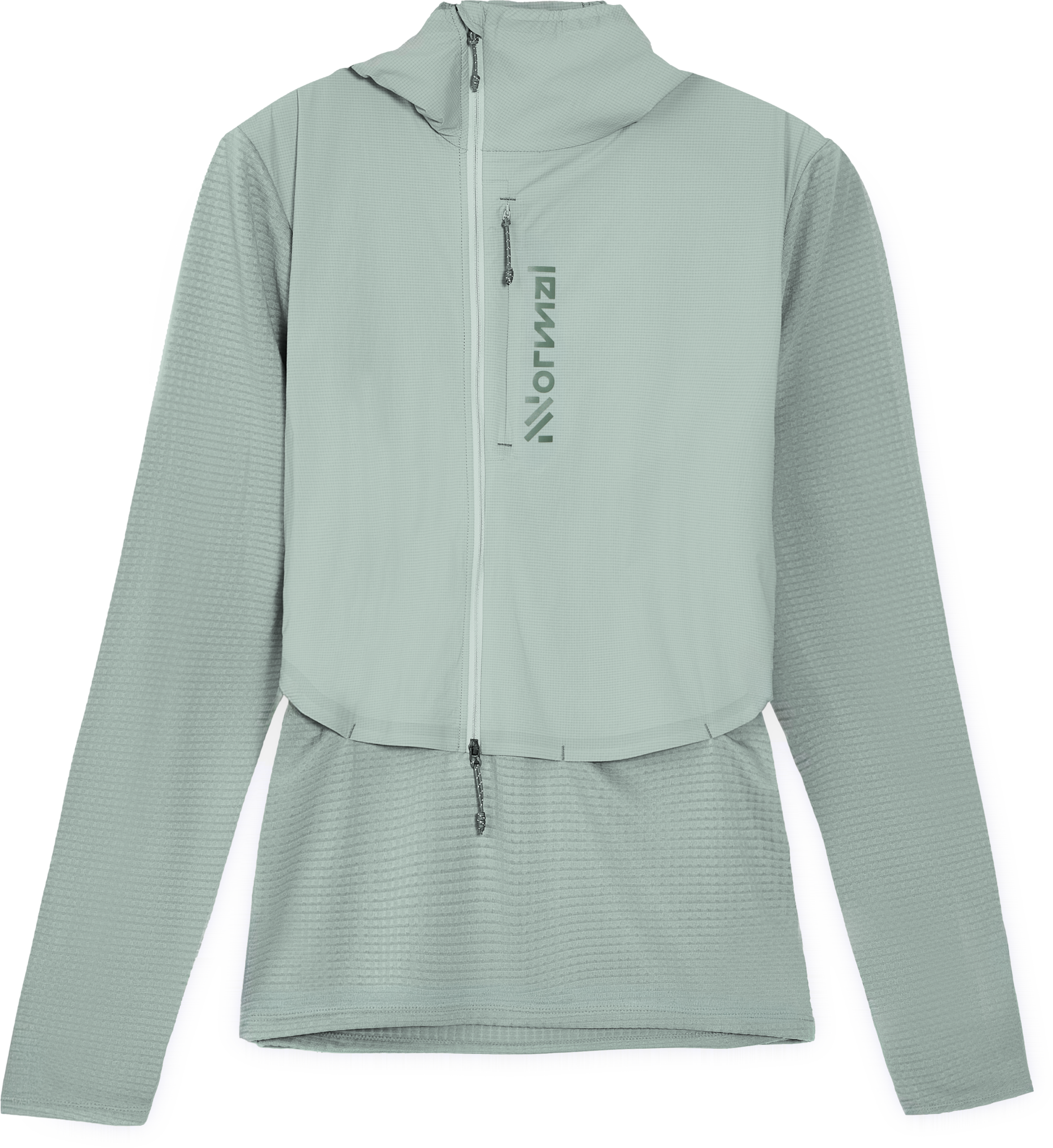 NNORMAL – GIACCA DONNA TECH HOODIE – GREEN – W.NWCMHJ