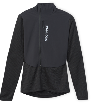 NNORMAL – GIACCA DONNA TECH HOODIE – BLACK – W.NWCMHJ