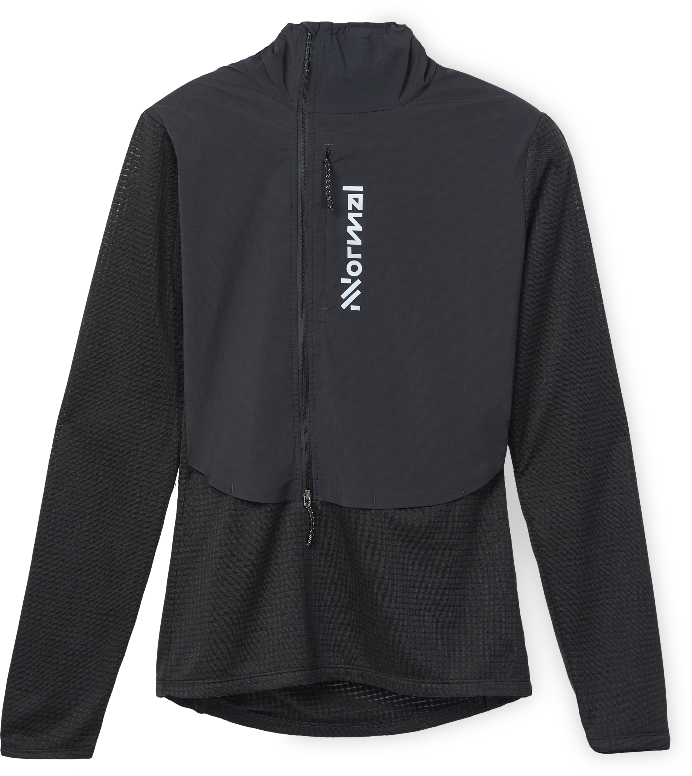 NNORMAL – GIACCA DONNA TECH HOODIE – BLACK – W.NWCMHJ