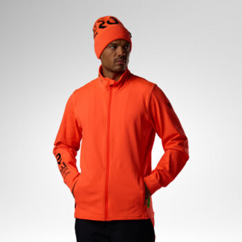 ROSSIGNOL – GIACCA SCI HERO STRETCH FLEECE – 316 NEON RED – RLPML11
